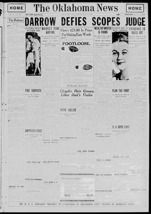The Oklahoma News (Oklahoma City, Okla.), Vol. 19, No. 251, Ed. 1 Friday, July 17, 1925