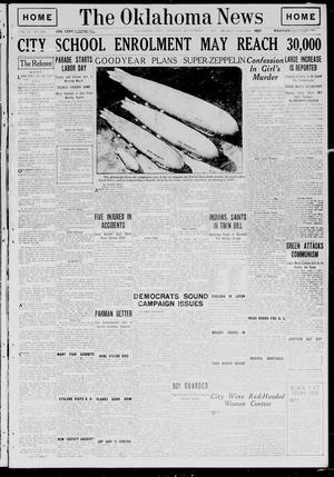 The Oklahoma News (Oklahoma City, Okla.), Vol. 19, No. 295, Ed. 1 Monday, September 7, 1925