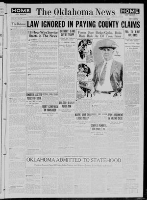 The Oklahoma News (Oklahoma City, Okla.), Vol. 21, No. 40, Ed. 1 Tuesday, November 16, 1926
