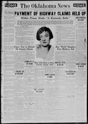 Primary view of object titled 'The Oklahoma News (Oklahoma City, Okla.), Vol. 21, No. 111, Ed. 1 Monday, February 7, 1927'.