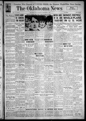 The Oklahoma News (Oklahoma City, Okla.), Vol. 21, No. 293, Ed. 1 Saturday, September 3, 1927