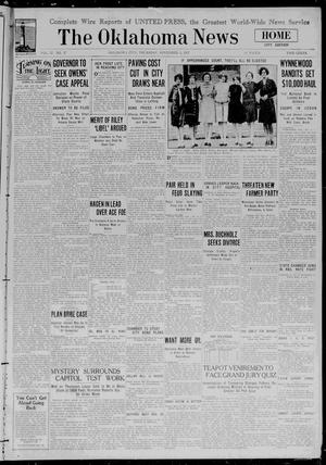 The Oklahoma News (Oklahoma City, Okla.), Vol. 22, No. 27, Ed. 1 Thursday, November 3, 1927