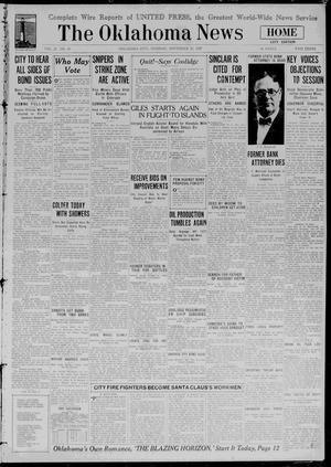 The Oklahoma News (Oklahoma City, Okla.), Vol. 22, No. 44, Ed. 1 Tuesday, November 22, 1927