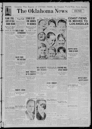 The Oklahoma News (Oklahoma City, Okla.), Vol. 22, No. 73, Ed. 1 Monday, December 26, 1927