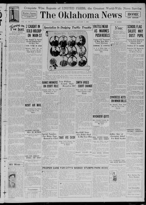 Primary view of object titled 'The Oklahoma News (Oklahoma City, Okla.), Vol. 22, No. 81, Ed. 1 Wednesday, January 4, 1928'.