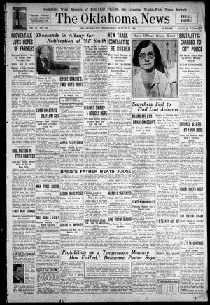 The Oklahoma News (Oklahoma City, Okla.), Vol. 22, No. 276, Ed. 1 Wednesday, August 22, 1928
