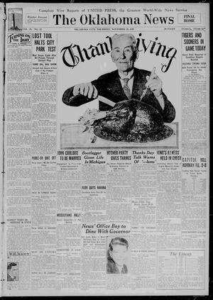 The Oklahoma News (Oklahoma City, Okla.), Vol. 23, No. 52, Ed. 1 Thursday, November 29, 1928