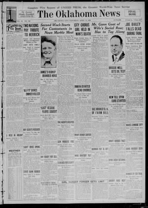 Primary view of object titled 'The Oklahoma News (Oklahoma City, Okla.), Vol. 23, No. 168, Ed. 1 Saturday, April 13, 1929'.