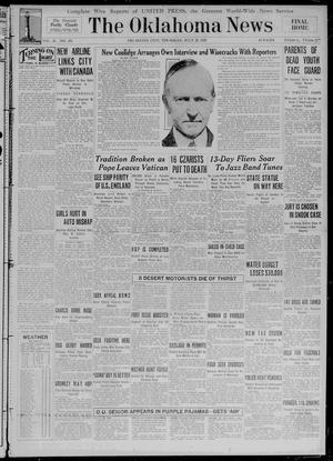 The Oklahoma News (Oklahoma City, Okla.), Vol. 23, No. 256, Ed. 1 Thursday, July 25, 1929