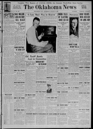 The Oklahoma News (Oklahoma City, Okla.), Vol. 23, No. 268, Ed. 1 Thursday, August 8, 1929