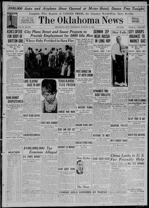 The Oklahoma News (Oklahoma City, Okla.), Vol. 23, No. 274, Ed. 1 Thursday, August 15, 1929