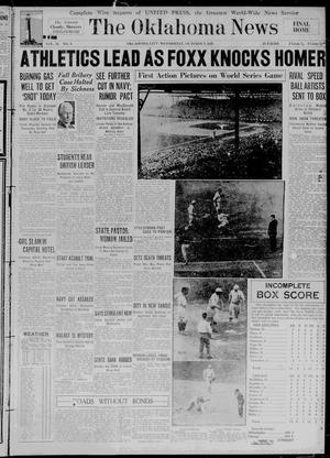 The Oklahoma News (Oklahoma City, Okla.), Vol. 24, No. 8, Ed. 1 Wednesday, October 9, 1929