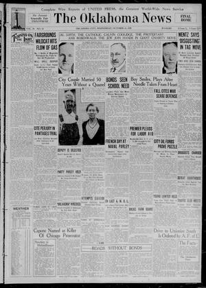 The Oklahoma News (Oklahoma City, Okla.), Vol. 24, No. 14, Ed. 1 Wednesday, October 16, 1929