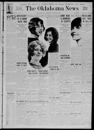 The Oklahoma News (Oklahoma City, Okla.), Vol. 24, No. 21, Ed. 1 Thursday, October 24, 1929