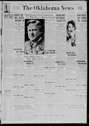 The Oklahoma News (Oklahoma City, Okla.), Vol. 24, No. 31, Ed. 1 Tuesday, November 5, 1929