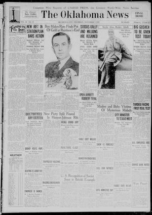 The Oklahoma News (Oklahoma City, Okla.), Vol. 24, No. 33, Ed. 1 Thursday, November 7, 1929