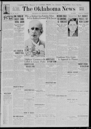 The Oklahoma News (Oklahoma City, Okla.), Vol. 24, No. 38, Ed. 1 Wednesday, November 13, 1929