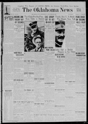 The Oklahoma News (Oklahoma City, Okla.), Vol. 24, No. 44, Ed. 1 Wednesday, November 20, 1929
