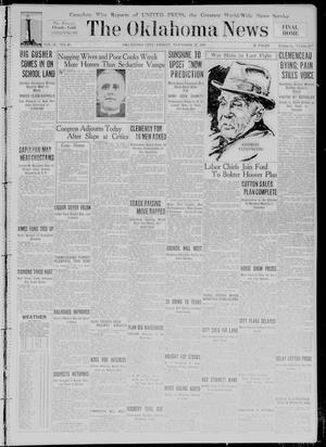 The Oklahoma News (Oklahoma City, Okla.), Vol. 24, No. 46, Ed. 1 Friday, November 22, 1929