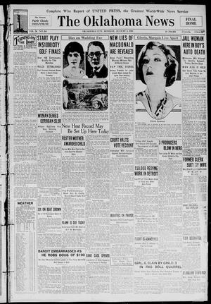 The Oklahoma News (Oklahoma City, Okla.), Vol. 24, No. 264, Ed. 1 Monday, August 4, 1930