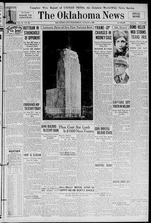 The Oklahoma News (Oklahoma City, Okla.), Vol. 24, No. 266, Ed. 1 Wednesday, August 6, 1930