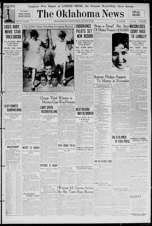 The Oklahoma News (Oklahoma City, Okla.), Vol. 24, No. 272, Ed. 1 Wednesday, August 13, 1930