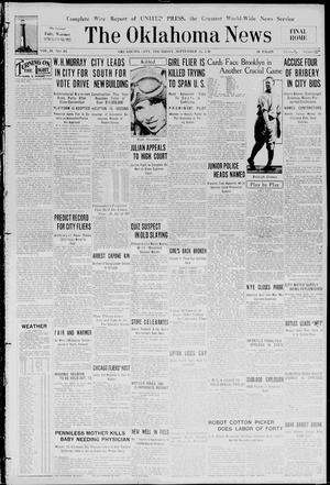 Primary view of object titled 'The Oklahoma News (Oklahoma City, Okla.), Vol. 24, No. 303, Ed. 1 Thursday, September 18, 1930'.