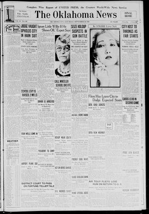 The Oklahoma News (Oklahoma City, Okla.), Vol. 24, No. 305, Ed. 1 Saturday, September 20, 1930