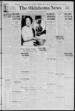 The Oklahoma News (Oklahoma City, Okla.), Vol. 24, No. 306, Ed. 1 Monday, September 22, 1930