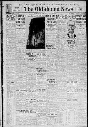 The Oklahoma News (Oklahoma City, Okla.), Vol. 25, No. 8, Ed. 1 Saturday, October 11, 1930