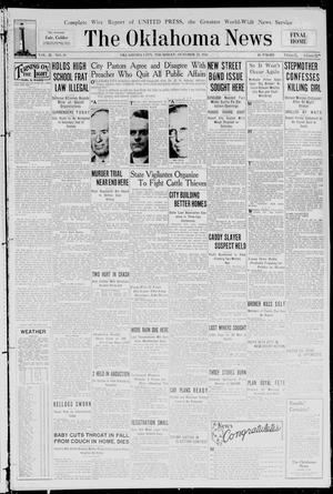 The Oklahoma News (Oklahoma City, Okla.), Vol. 25, No. 18, Ed. 1 Thursday, October 23, 1930