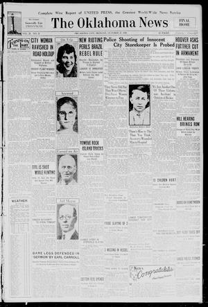 The Oklahoma News (Oklahoma City, Okla.), Vol. 25, No. 21, Ed. 1 Monday, October 27, 1930
