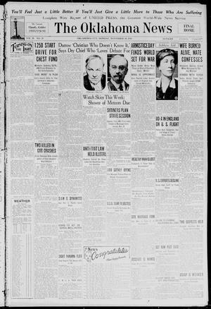 The Oklahoma News (Oklahoma City, Okla.), Vol. 25, No. 33, Ed. 1 Monday, November 10, 1930