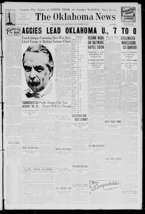 The Oklahoma News (Oklahoma City, Okla.), Vol. 25, No. 44, Ed. 1 Saturday, November 22, 1930
