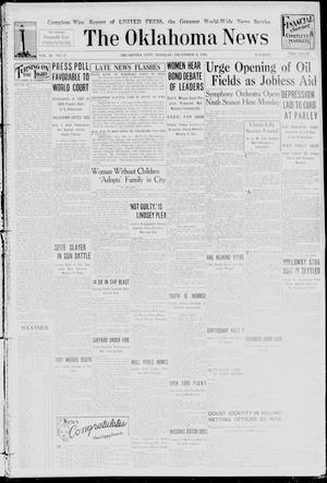 The Oklahoma News (Oklahoma City, Okla.), Vol. 25, No. 57, Ed. 1 Monday, December 8, 1930