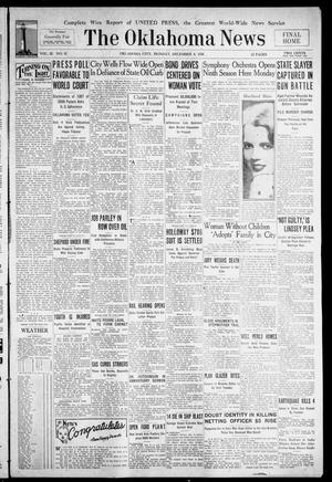 The Oklahoma News (Oklahoma City, Okla.), Vol. 25, No. 58, Ed. 2 Monday, December 8, 1930