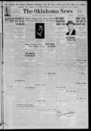 The Oklahoma News (Oklahoma City, Okla.), Vol. 25, No. 70, Ed. 1 Tuesday, December 23, 1930