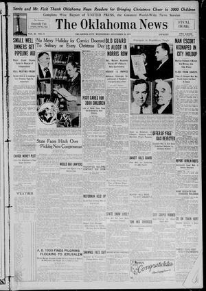 The Oklahoma News (Oklahoma City, Okla.), Vol. 25, No. 71, Ed. 1 Wednesday, December 24, 1930