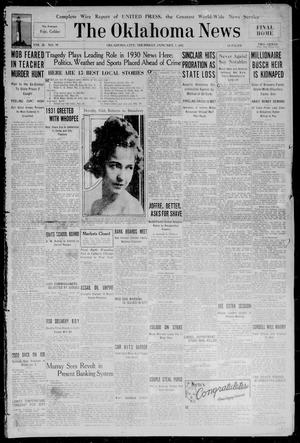 The Oklahoma News (Oklahoma City, Okla.), Vol. 25, No. 78, Ed. 1 Thursday, January 1, 1931