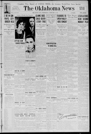 The Oklahoma News (Oklahoma City, Okla.), Vol. 25, No. 107, Ed. 1 Wednesday, February 4, 1931