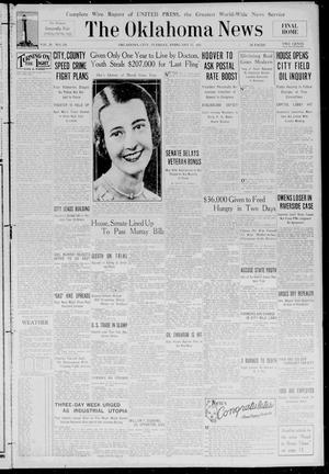 The Oklahoma News (Oklahoma City, Okla.), Vol. 25, No. 118, Ed. 1 Tuesday, February 17, 1931