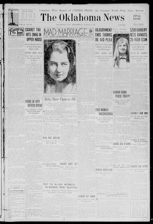 The Oklahoma News (Oklahoma City, Okla.), Vol. 25, No. 131, Ed. 1 Wednesday, March 4, 1931