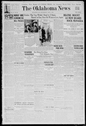 The Oklahoma News (Oklahoma City, Okla.), Vol. 25, No. 155, Ed. 1 Wednesday, April 1, 1931