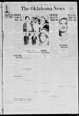 The Oklahoma News (Oklahoma City, Okla.), Vol. 25, No. 162, Ed. 1 Thursday, April 9, 1931