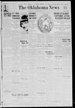 The Oklahoma News (Oklahoma City, Okla.), Vol. 25, No. 163, Ed. 1 Friday, April 10, 1931