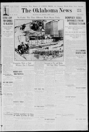 The Oklahoma News (Oklahoma City, Okla.), Vol. 25, No. 165, Ed. 1 Monday, April 13, 1931