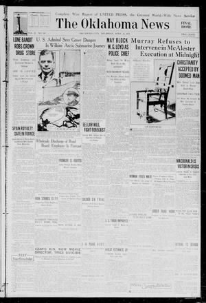 The Oklahoma News (Oklahoma City, Okla.), Vol. 25, No. 168, Ed. 1 Thursday, April 16, 1931