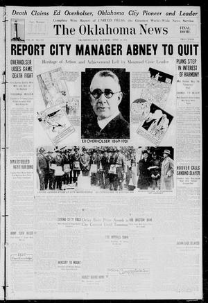The Oklahoma News (Oklahoma City, Okla.), Vol. 25, No. 172, Ed. 1 Tuesday, April 21, 1931