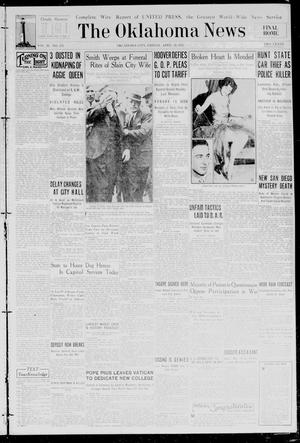The Oklahoma News (Oklahoma City, Okla.), Vol. 25, No. 175, Ed. 1 Friday, April 24, 1931