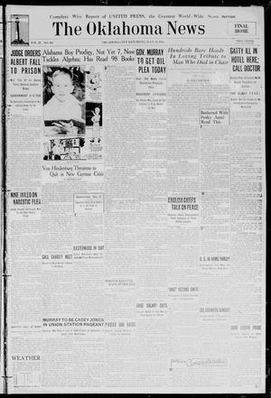 The Oklahoma News (Oklahoma City, Okla.), Vol. 25, No. 242, Ed. 1 Saturday, July 11, 1931